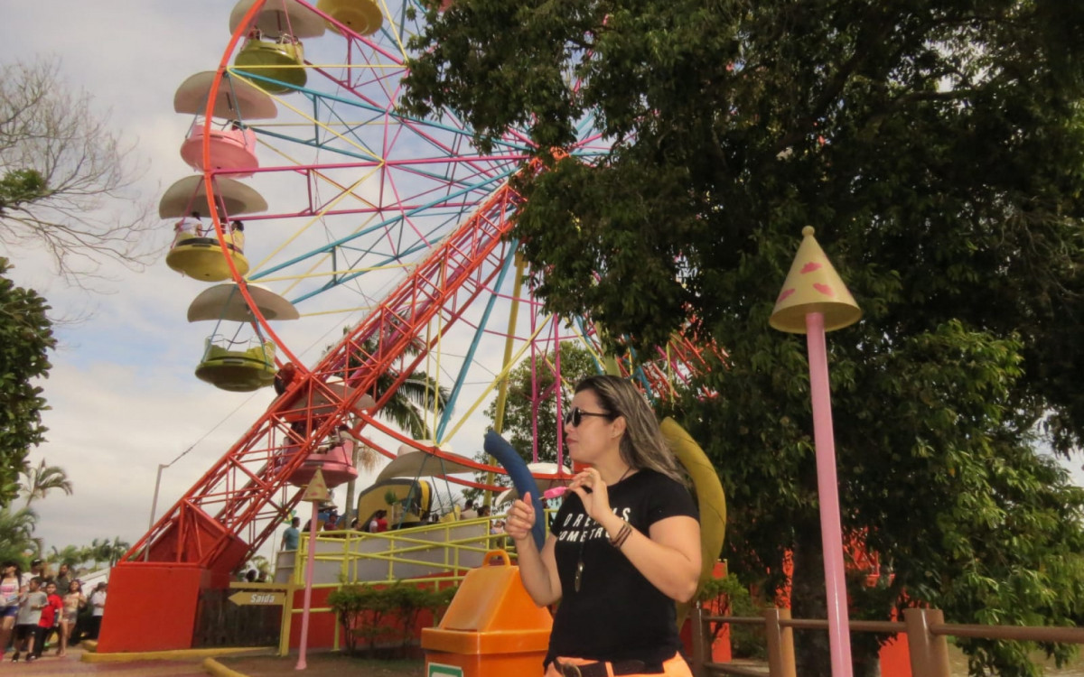 Flavia da Conceição no Beto Carrero  - Reprodução/arquivo pessoal