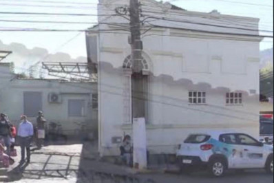 Entrou em surto, ameaçou funcionários. e levou um disparo