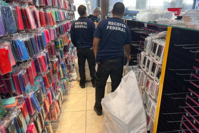 Receita Federal apreende mais de R$ 1,2 milhão em eletrônicos no Centro do Rio 