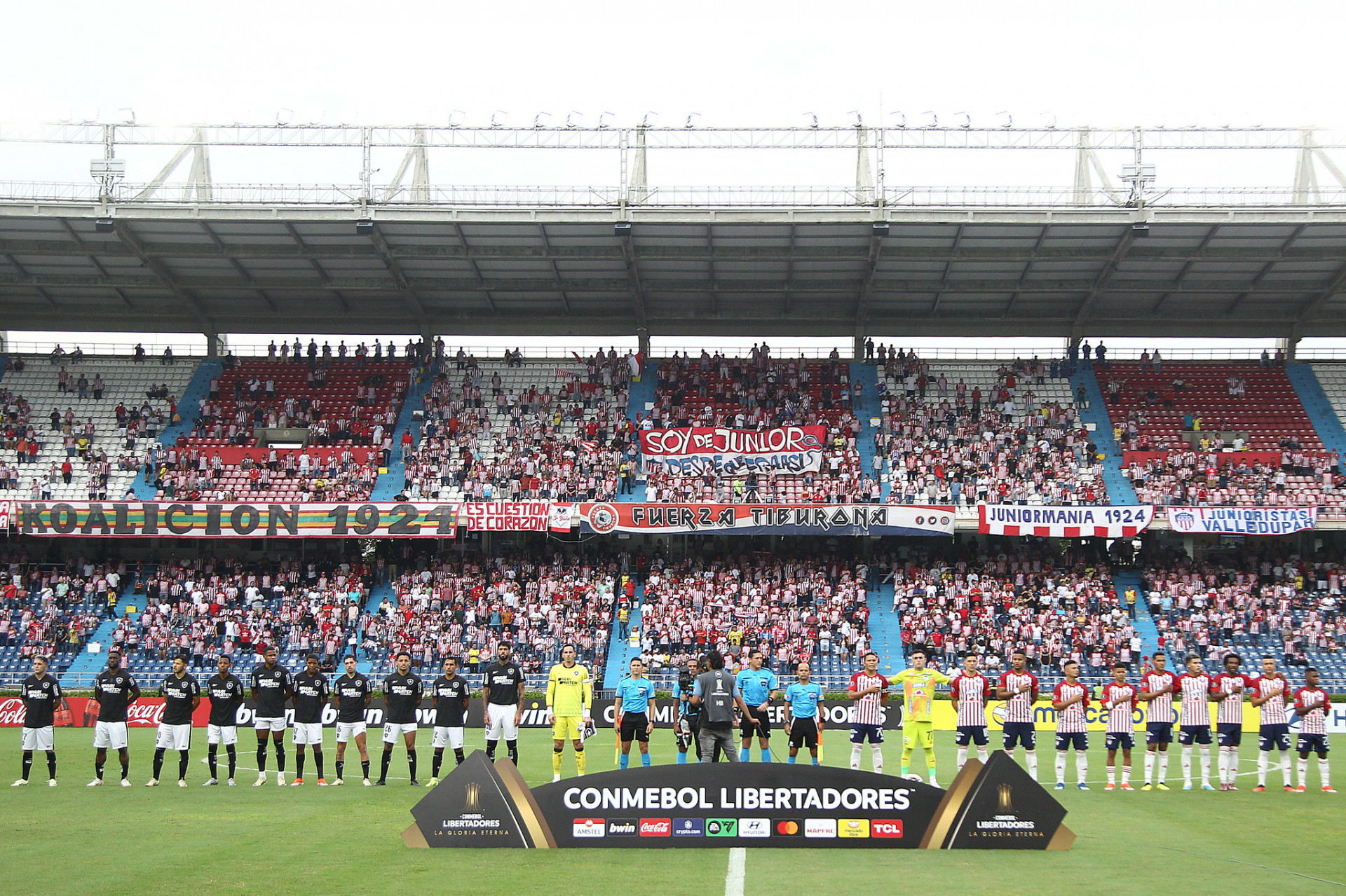 Junior Barranquilla e Botafogo se enfrentaram Estádio Metropolitano Roberto Meléndez - Vítor Silva/Botafogo