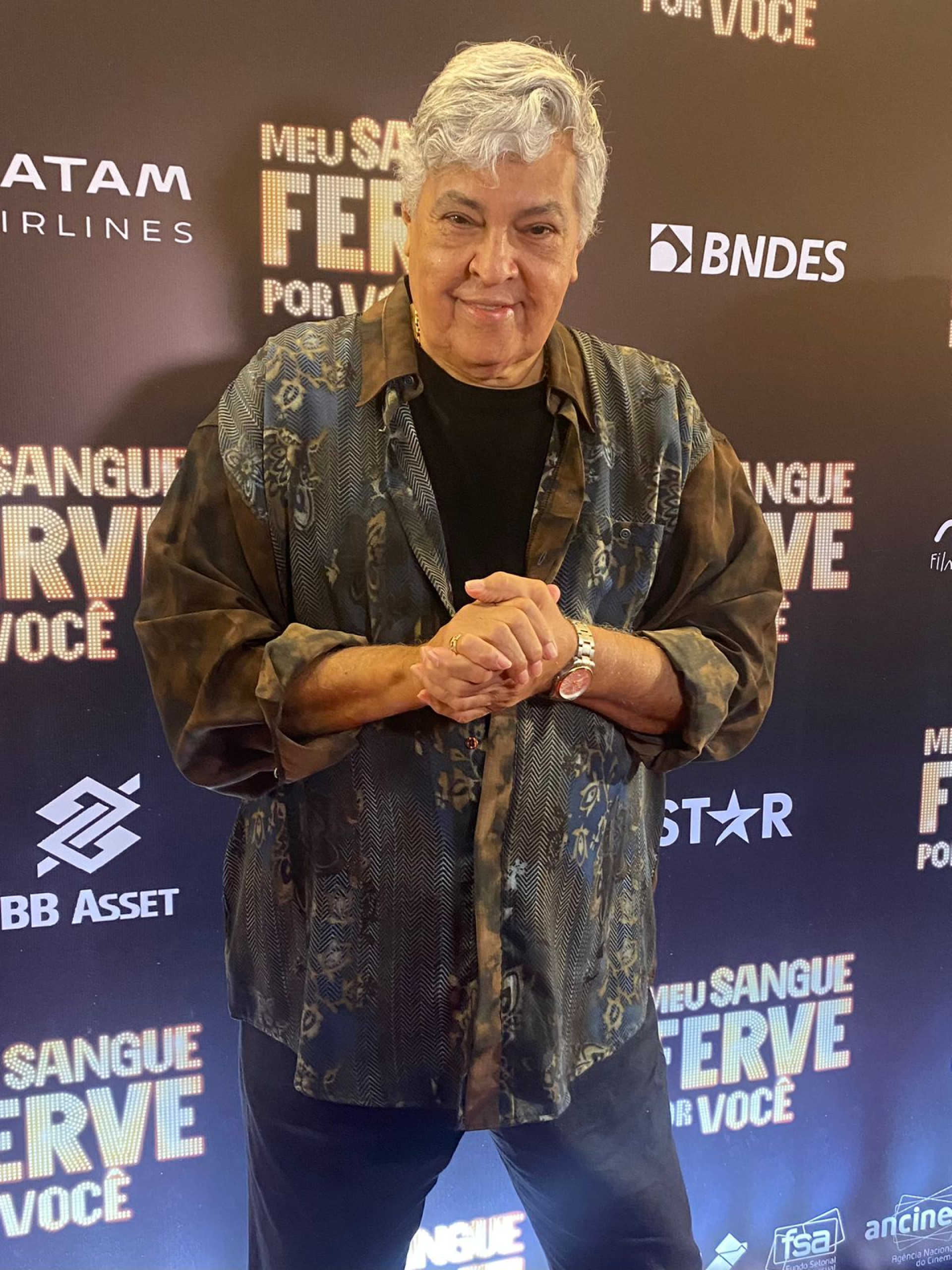 Sidney Magal na pré-estreia de 'Meu Sangue Ferve Por Você', no Rio - Larissa Herbas/ Agência O Dia