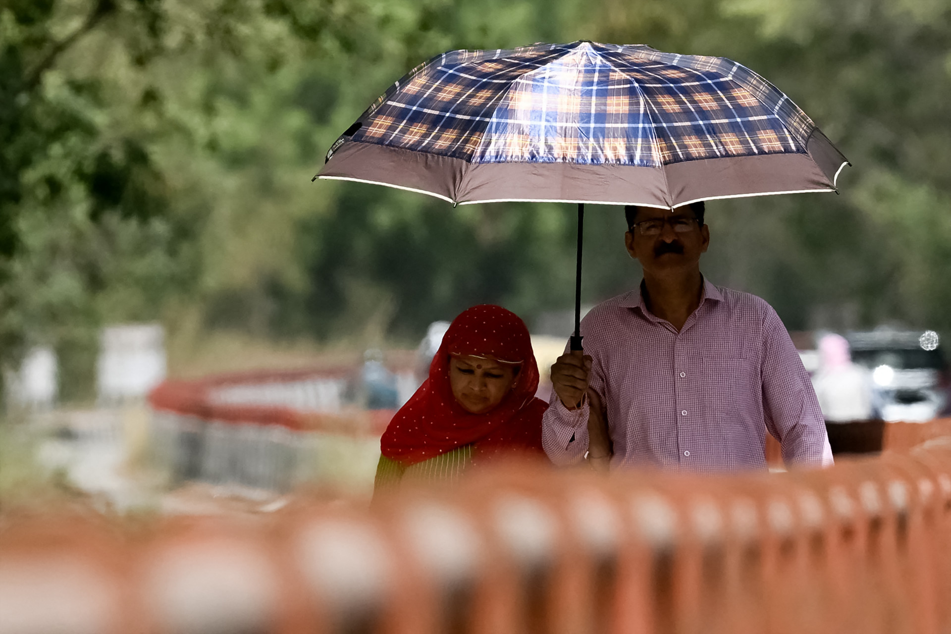Nova Delhi registrou 52,3ºC nesta quarta-feira (29) - Arun Sankar / AFP