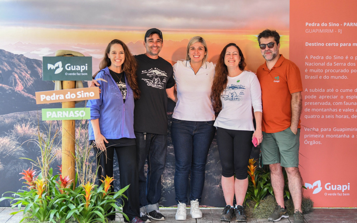 Entre os presentes no evento estavam a prefeita de Guapimirim, Marina Rocha, e seu secretário de Turismo, Mário Seixas - Foto: Secom PMG - Redes Sociais