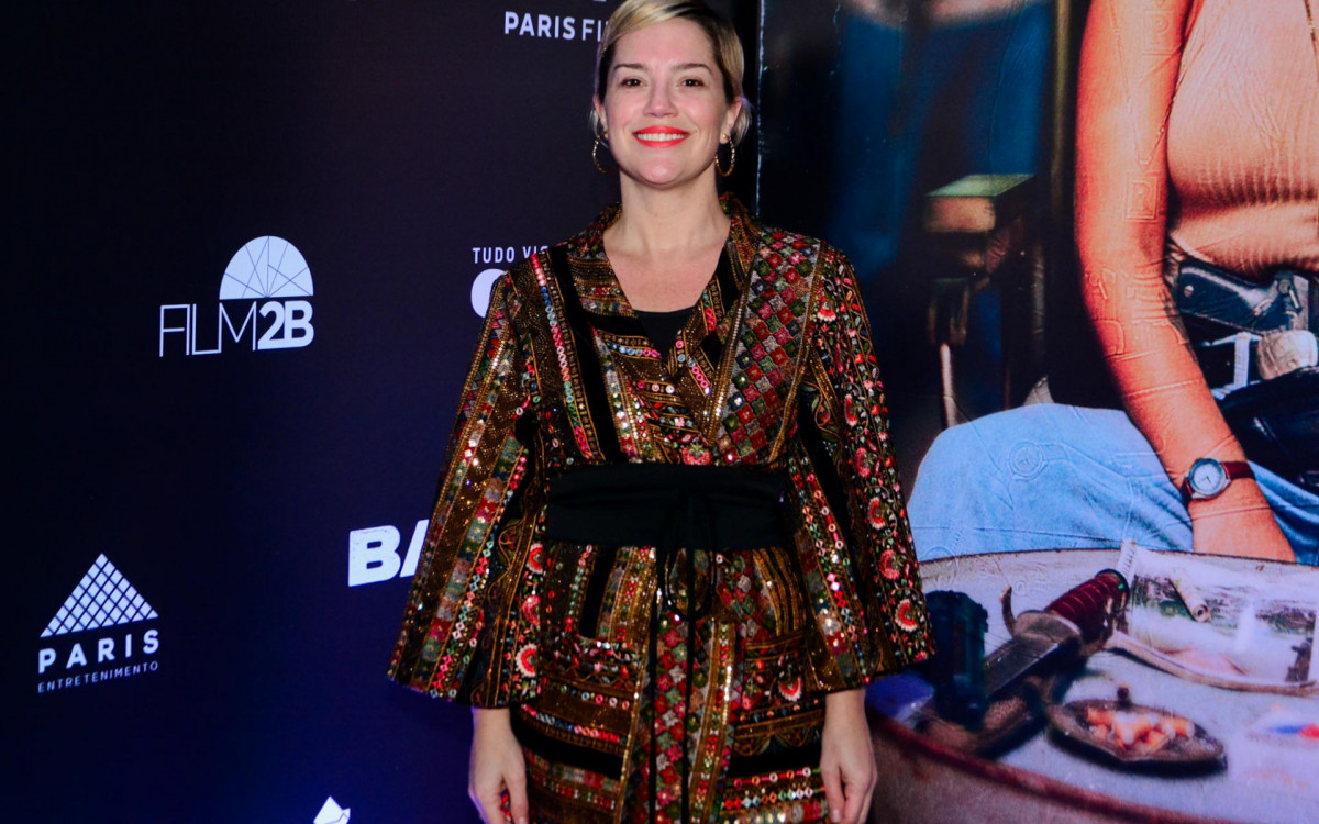 Natália Lage na pré-estreia de \'Bandida - A Número Um\', na Rocinha