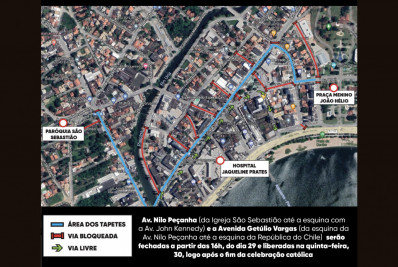 Feriado de Corpus Christi ocasiona mudanças no trânsito de Araruama a partir desta quarta-feira