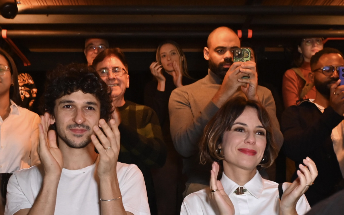 Andrea Horta na pré-estreia da peça de Silvero Pereira no Rio