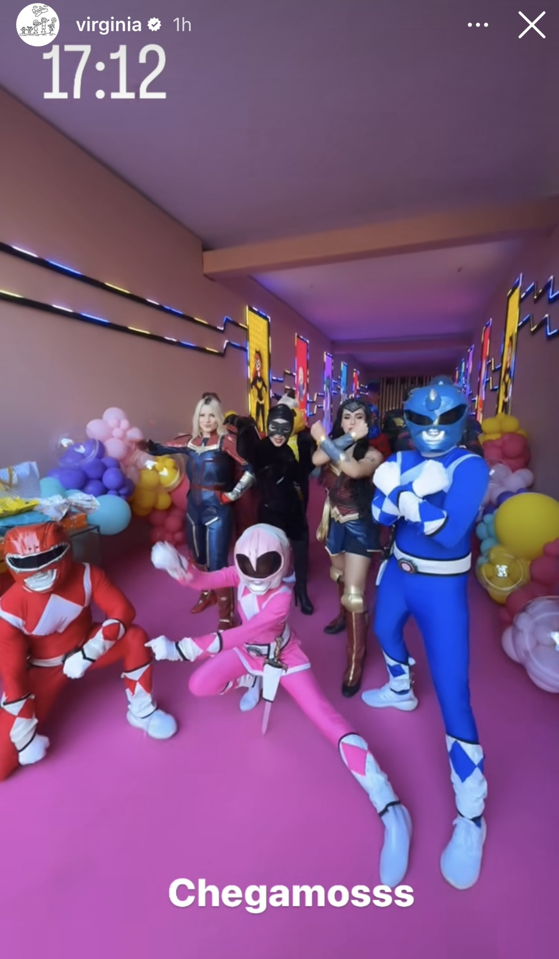 Virginia e Zé Felipe fazem festão para celebrar aniversário de 3 anos da filha - Reprodução