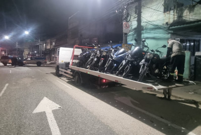 Polícia Militar apreende 75 motos durante nova etapa de operação contra 'rolezinhos'