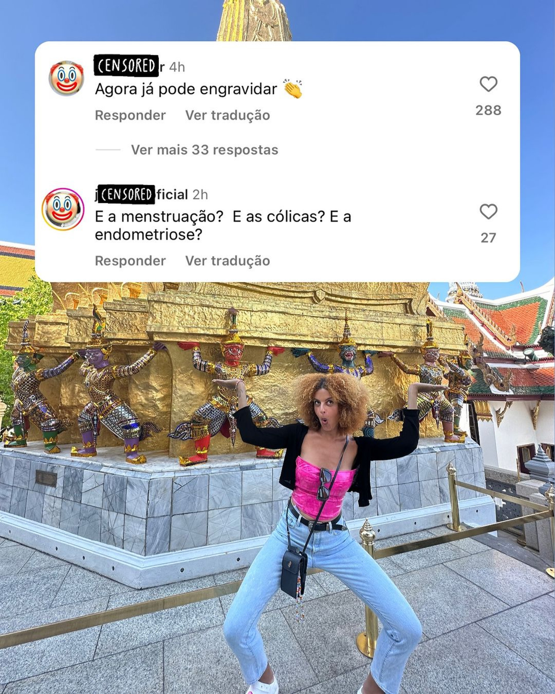 Gabriela Loran rebate comentários transfóbicos - Reprodução