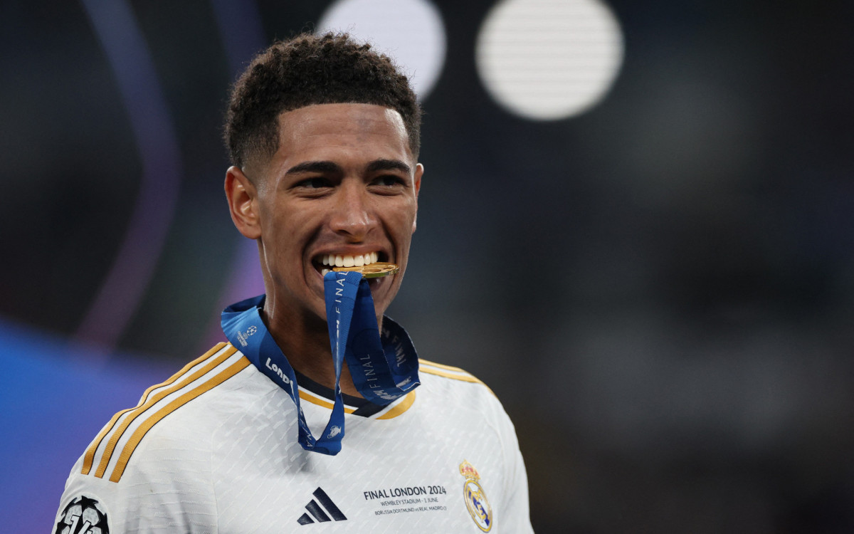 Bellingham conquistou a Liga dos Campeões em sua primeira temporada pelo Real Madrid