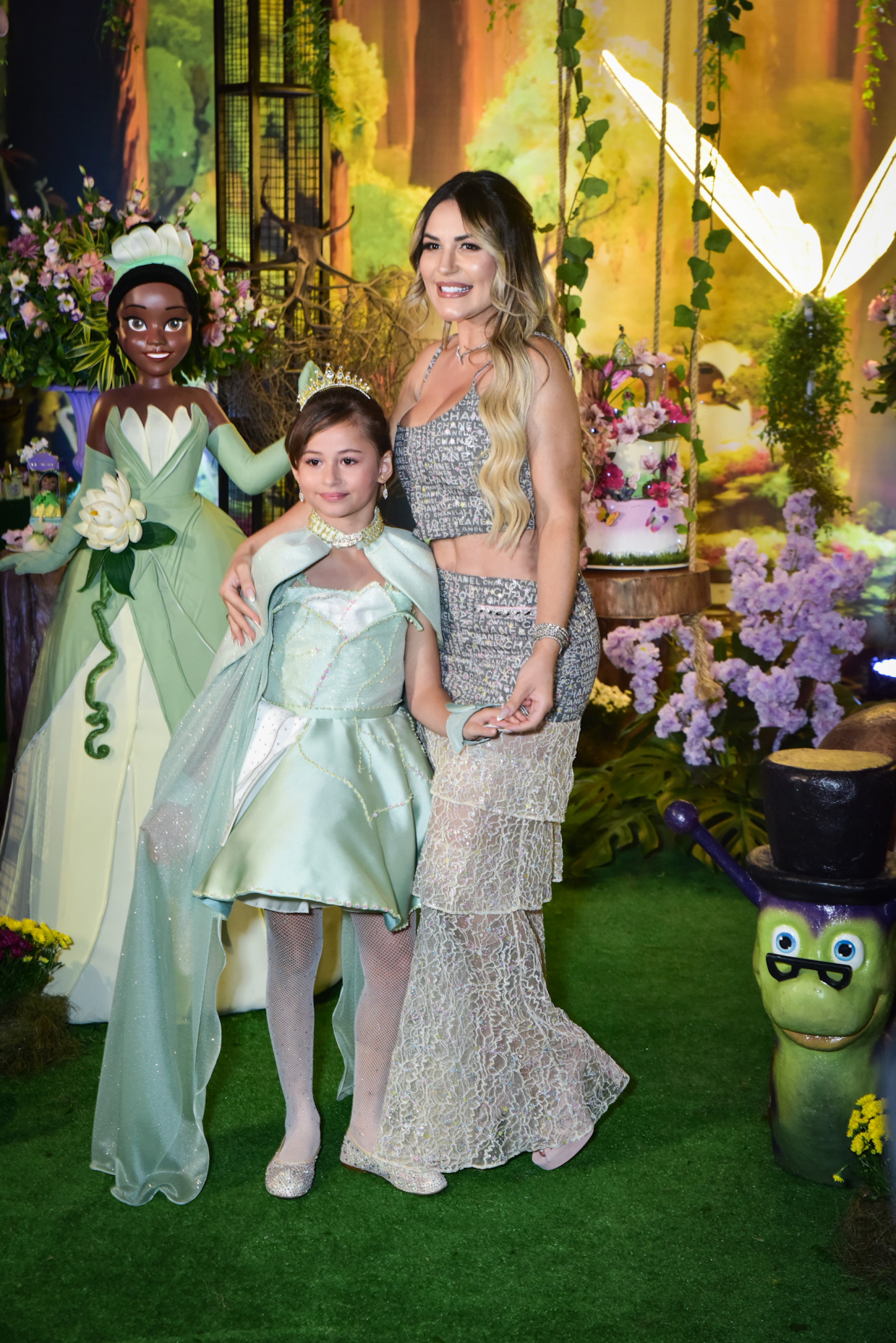 Valentina, filha de Deolane Bezerra, comemora oito anos com festão com o tema 'A Princesa e o Sapo' - Leo Franco/ Agnews