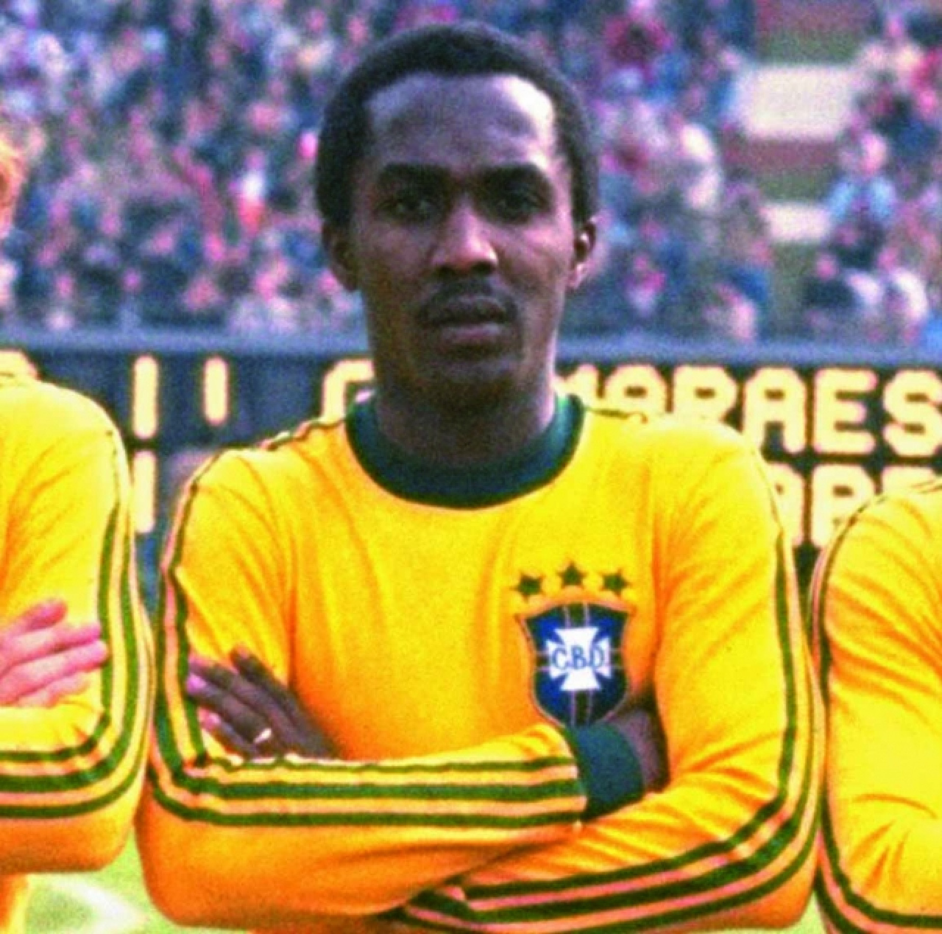 Amaral defendeu o Brasil na Copa de 1978 - Reprodução / Twitter / Santos