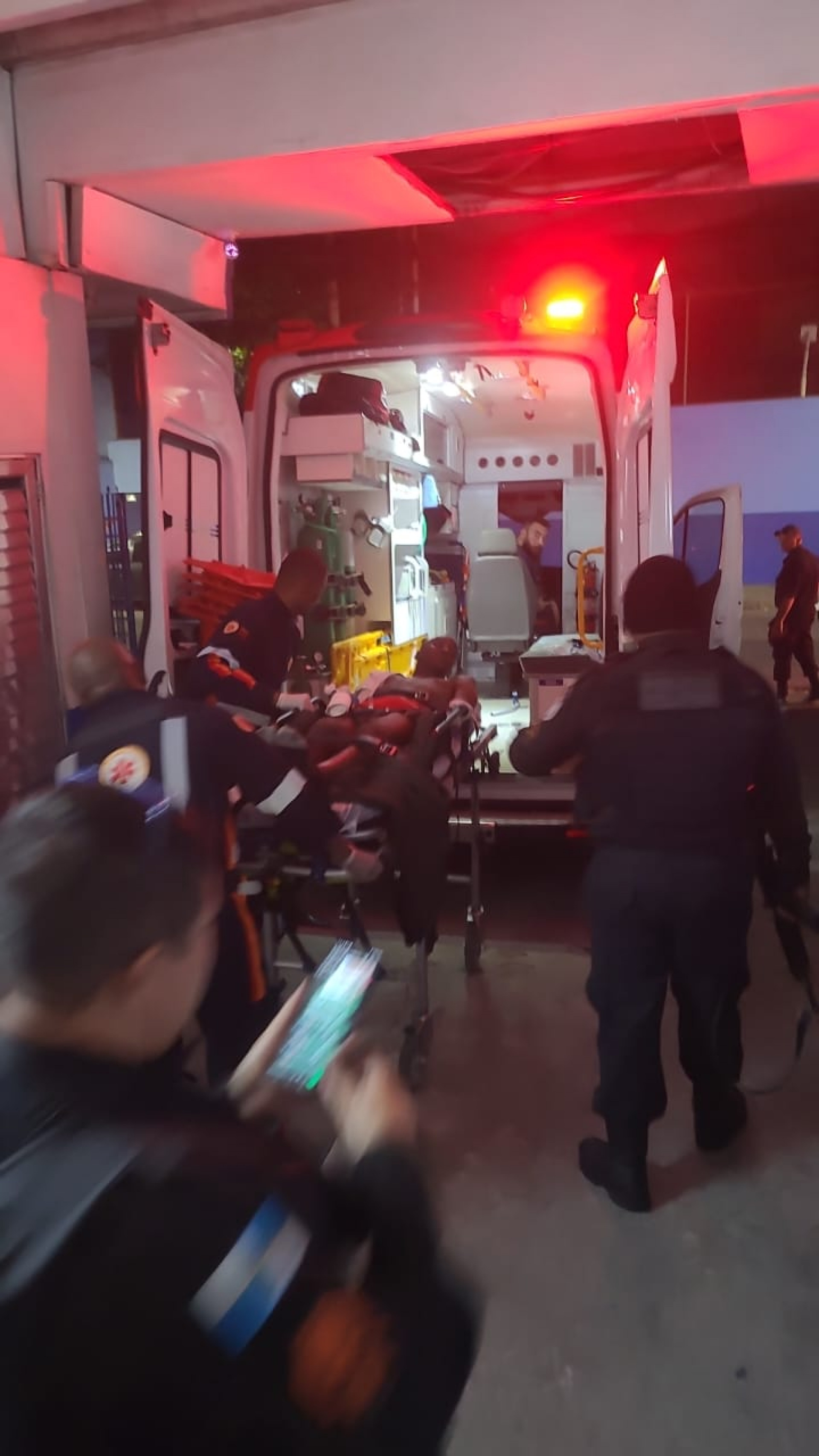 Criminoso socorrido na UPA do Cabu&iacute;s - Divulga&ccedil;&atilde;o / GCM-Nil&oacute;polis