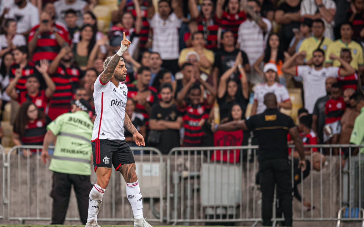 Gabigol voltou a marcar pelo Flamengo - Marcelo Cortes e Paula Reis / CRF