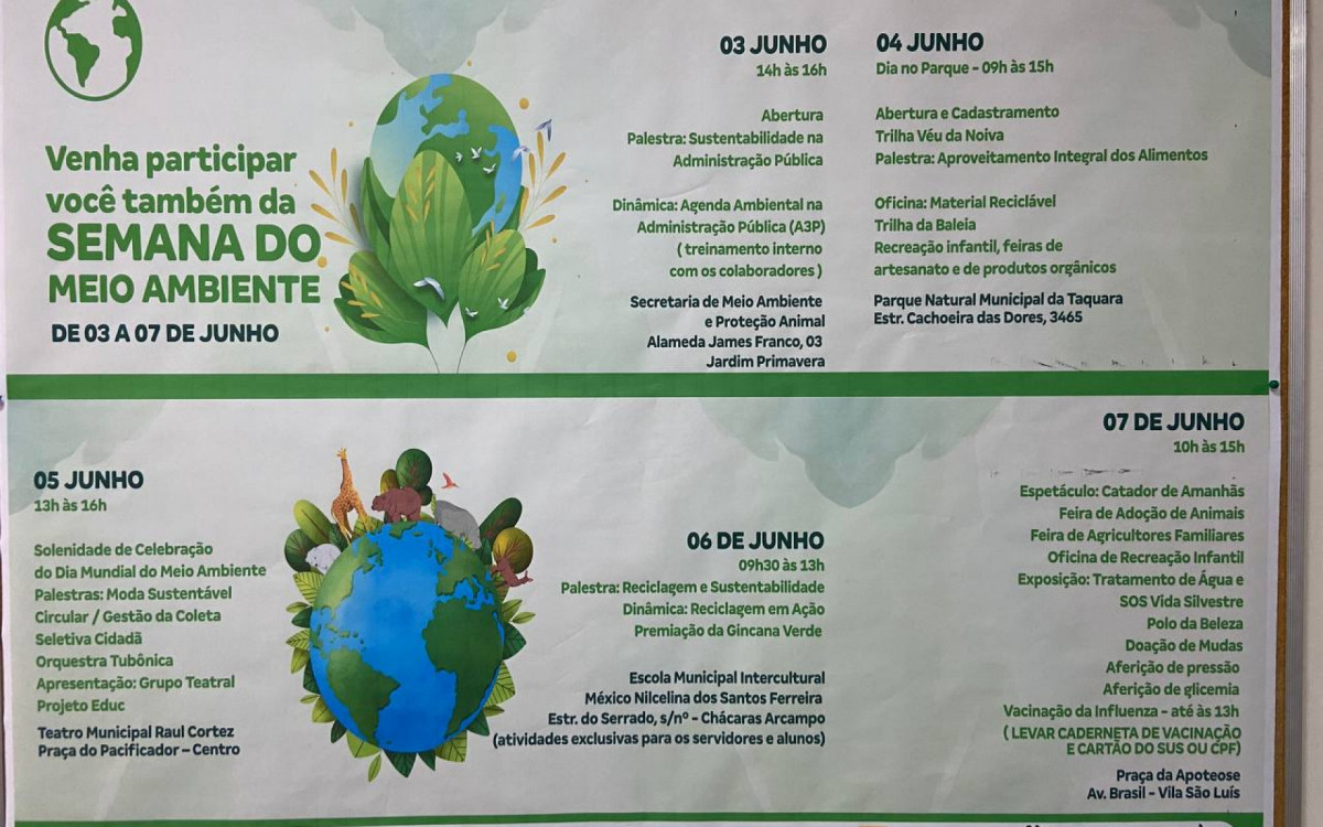 Duque de Caxias promove Semana do Meio Ambiente - Divulgação