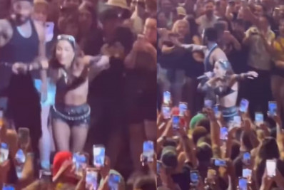 Vídeo! Anitta canta no meio da plateia em show em NY: 'Que energia'