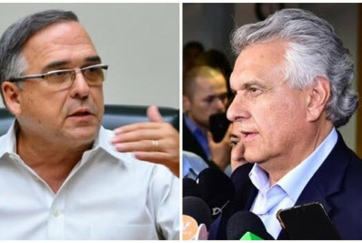 Ronaldo Caiado faz elogio a candidato a prefeito em Goiânia