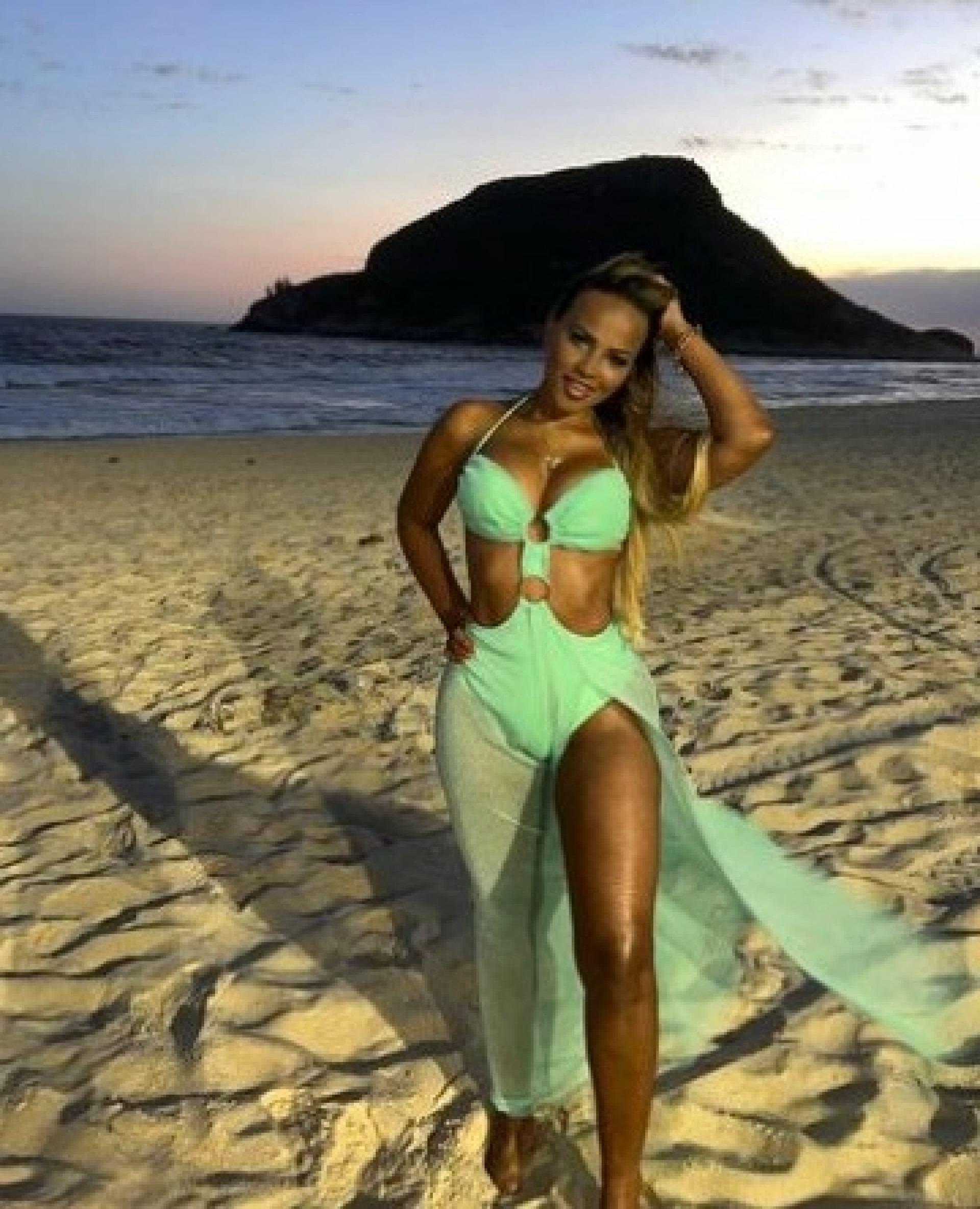 Priscila Santos é bela do Flamengo - Divulgação