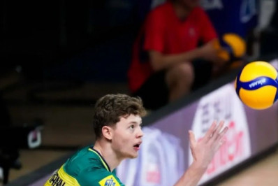 Vôlei: Lukas Bergmann comemora estreia pelo Brasil na Liga das Nações
