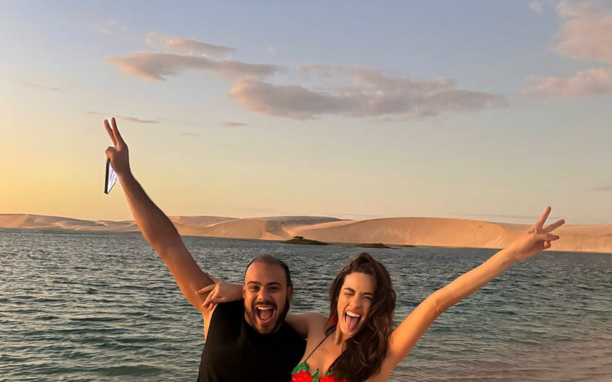 Beatriz Reis e Marcus Vinicius nos Len&ccedil;&oacute;is Maranhenses - Reprodu&ccedil;&atilde;o / Instagram