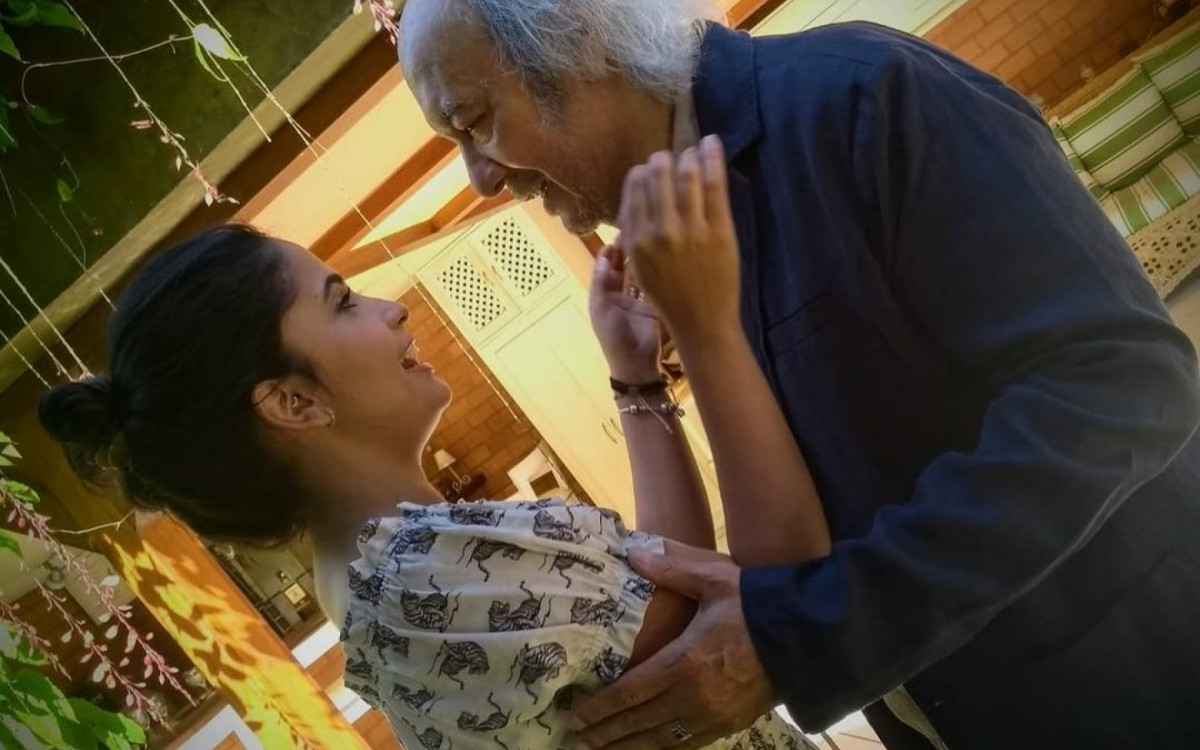 Erasmo Carlos e Fernanda Esteves - Reprodução / Instagram