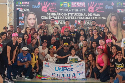 Iron Man MMA e Seel-PA realizam seminário de violência contra as mulheres com lutadora do UFC