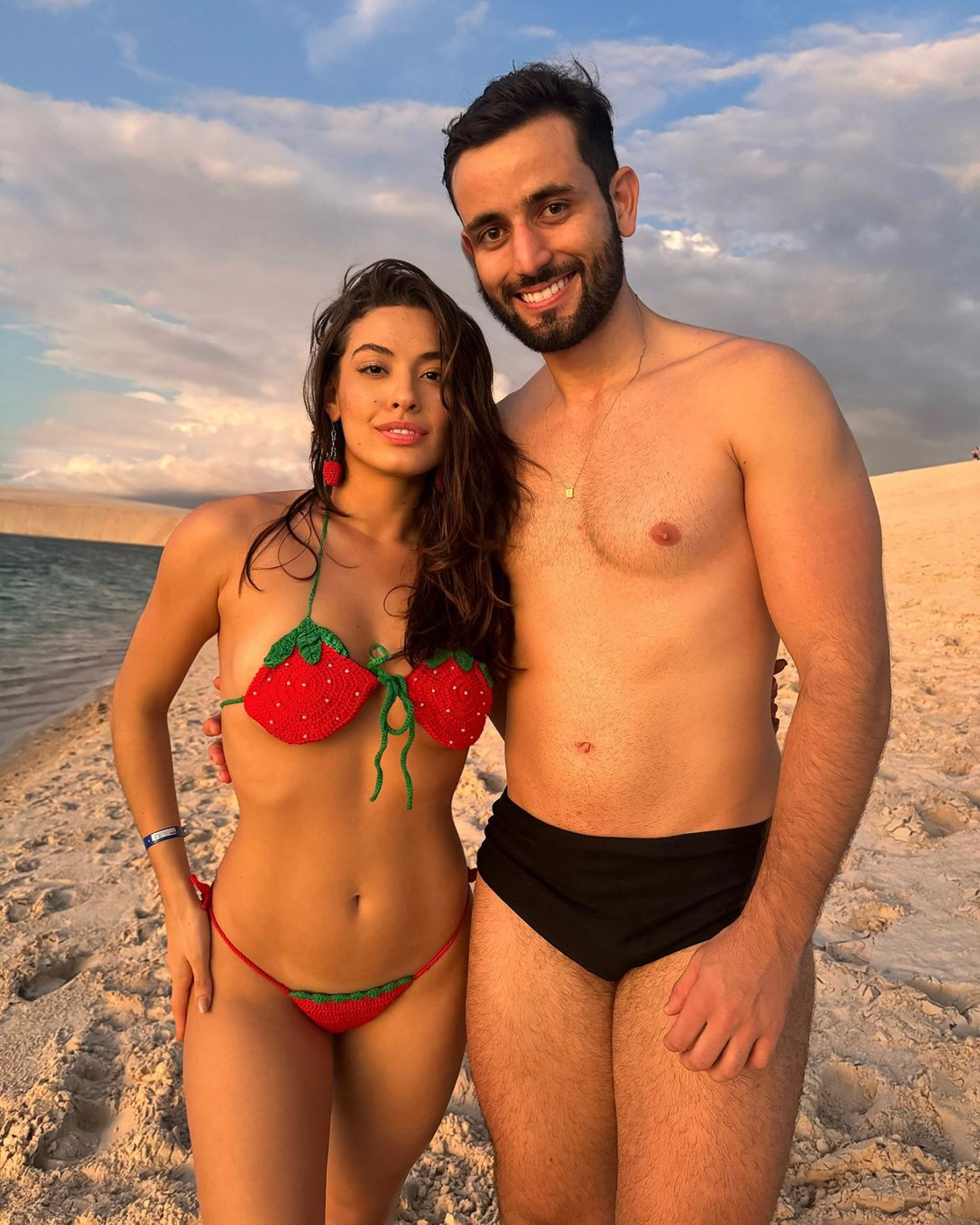 Beatriz Reis e Matteus nos Lençóis Maranhenses