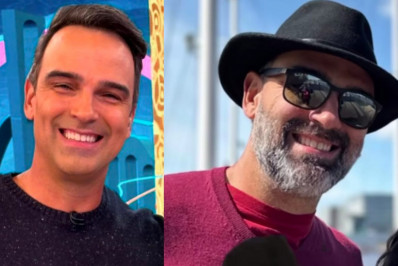 Tadeu Schmidt brinca sobre seu visual e diverte internautas: 'Parecendo o Freddy Krueger'