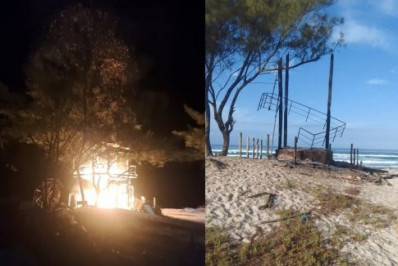 Postos de guarda-vidas são incendiados nos distritos de Arraial do Cabo