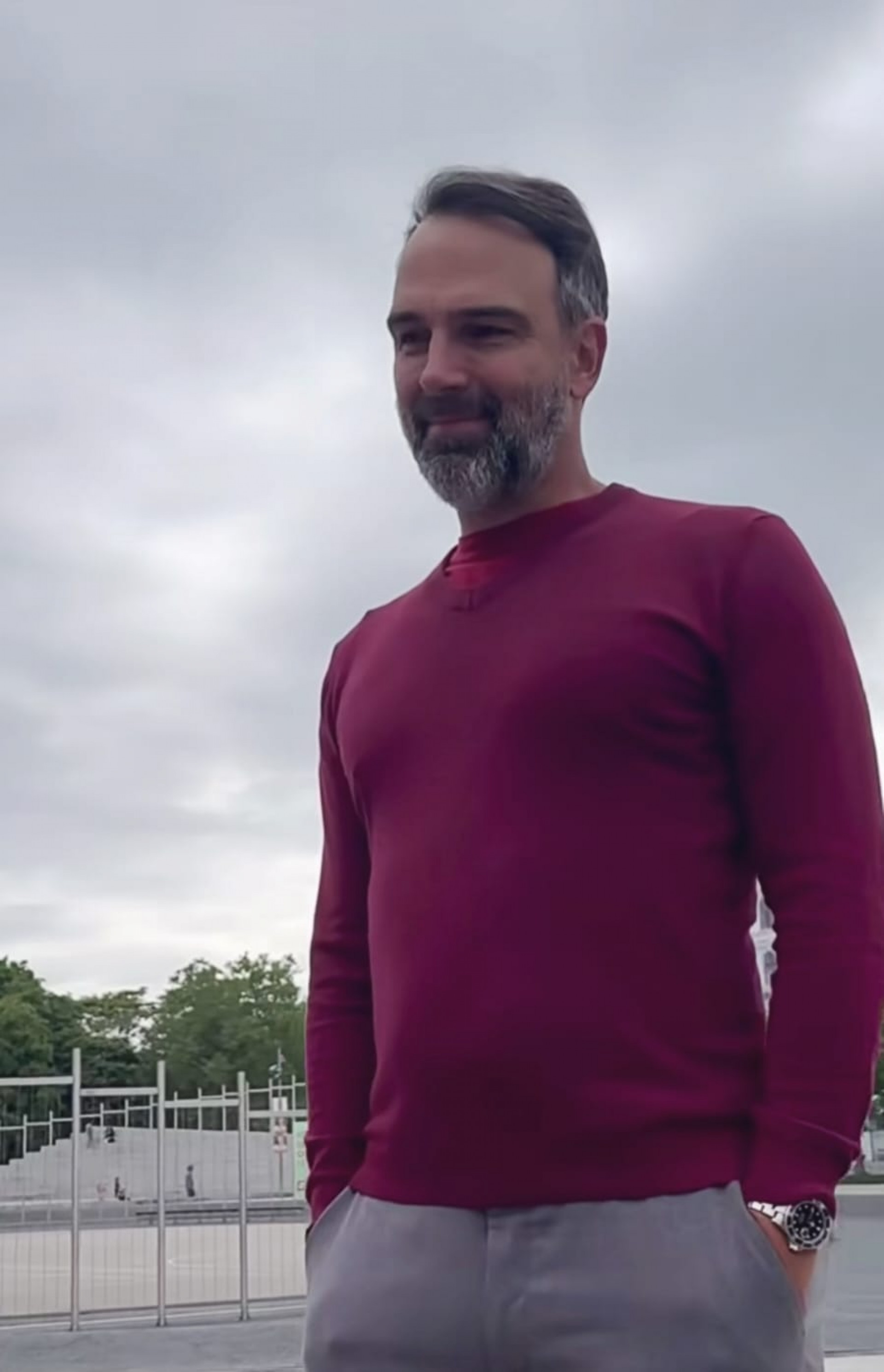 De férias do 'Big Brother Brasil', Tadeu Schmidt aparece com barba
- Reprodução / Instagram