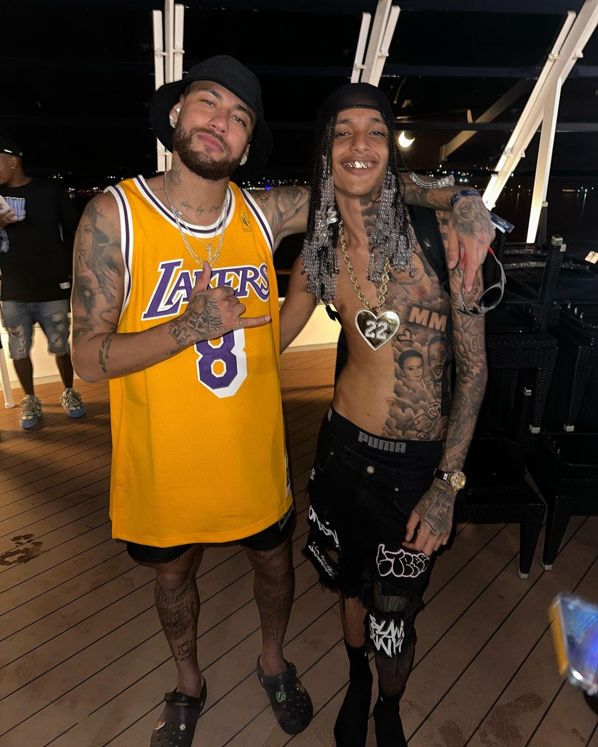 Decisão teria sido tomada após Oruam defender Neymar na briga com Luana Piovani sobre a privatização das praias - Reprodução