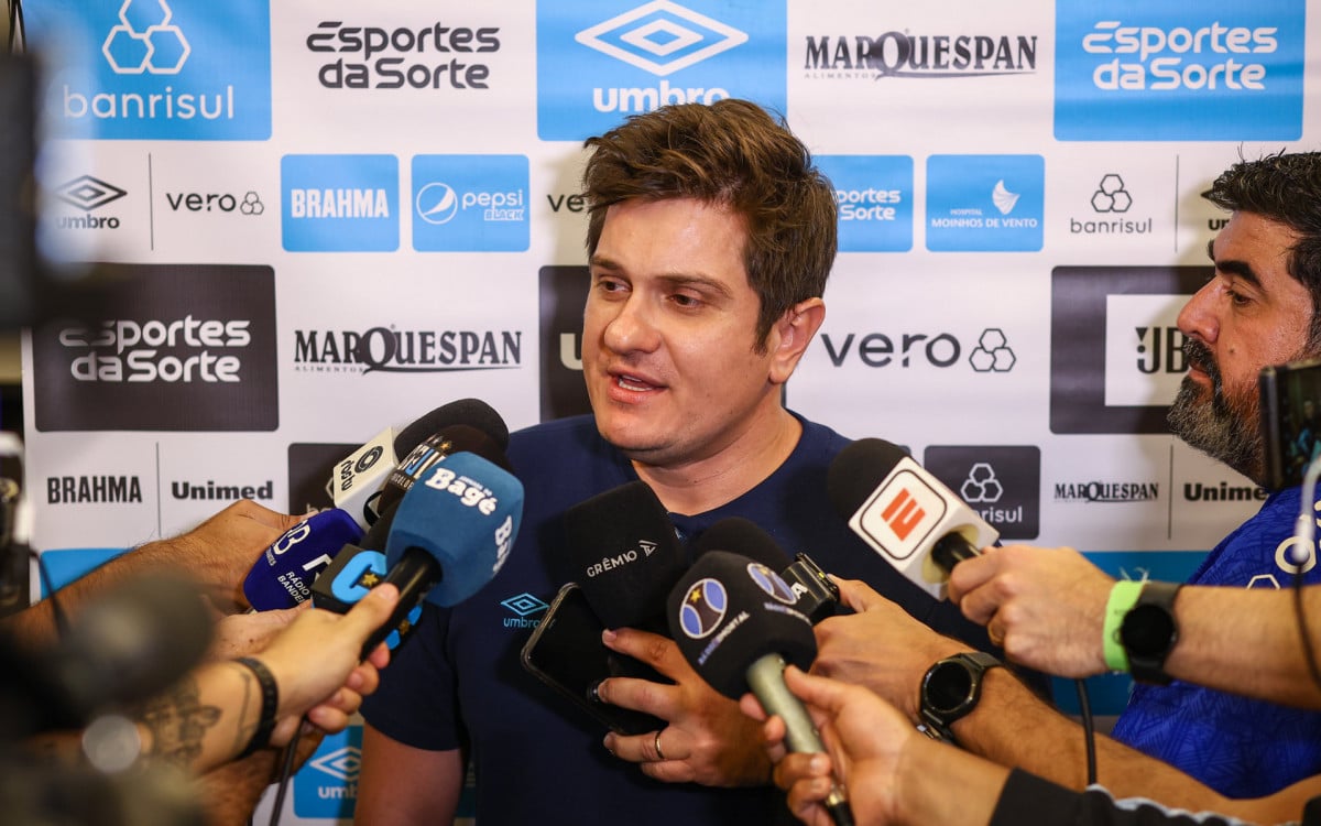 Antônio Brum é o vice-presidente de futebol do Grêmio - Lucas Uebel/Grêmio FBPA