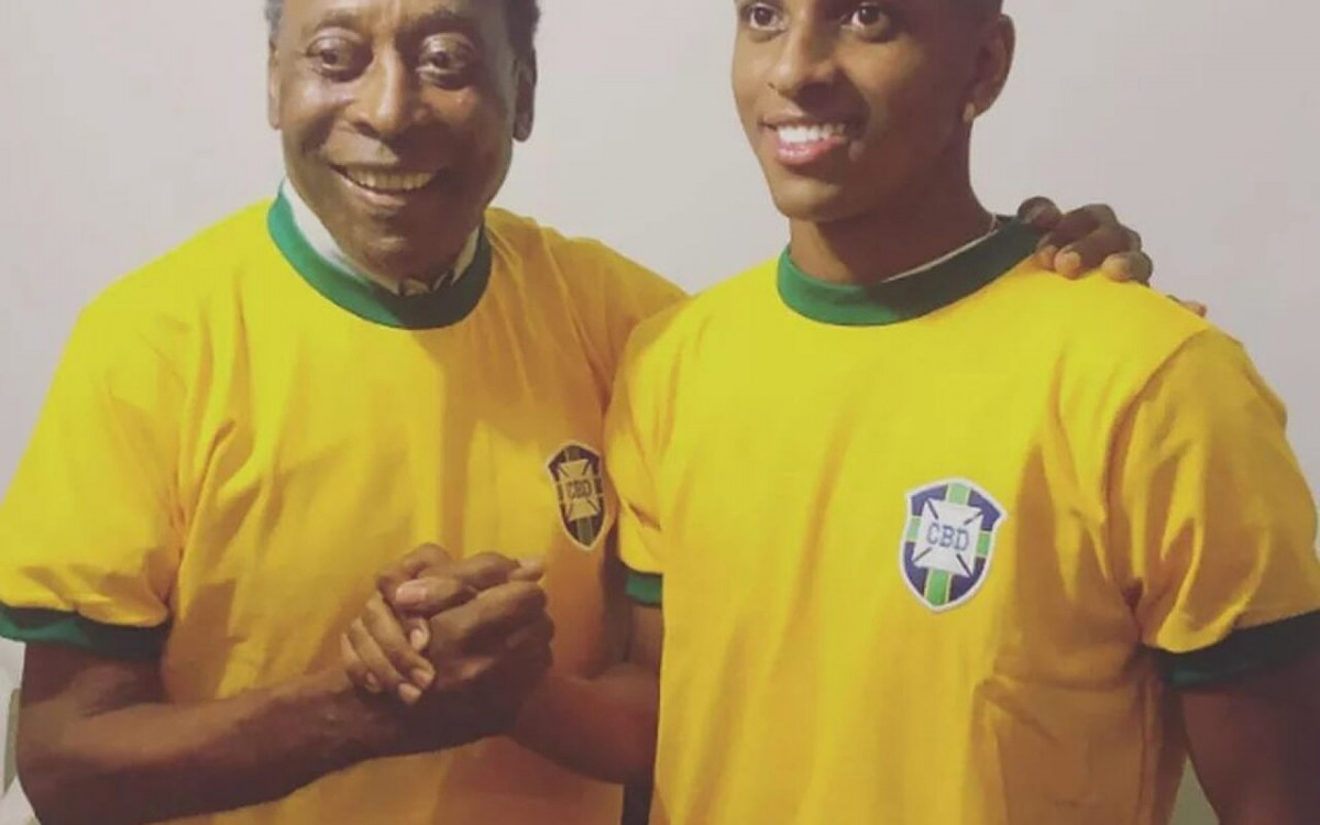 Fundação Pelé manda recado para Rodrygo, camisa 10 do Brasil na Copa América