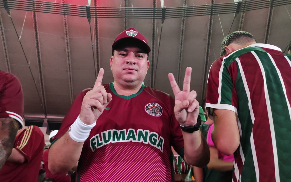 André Araújo, torcedor do Fluminense