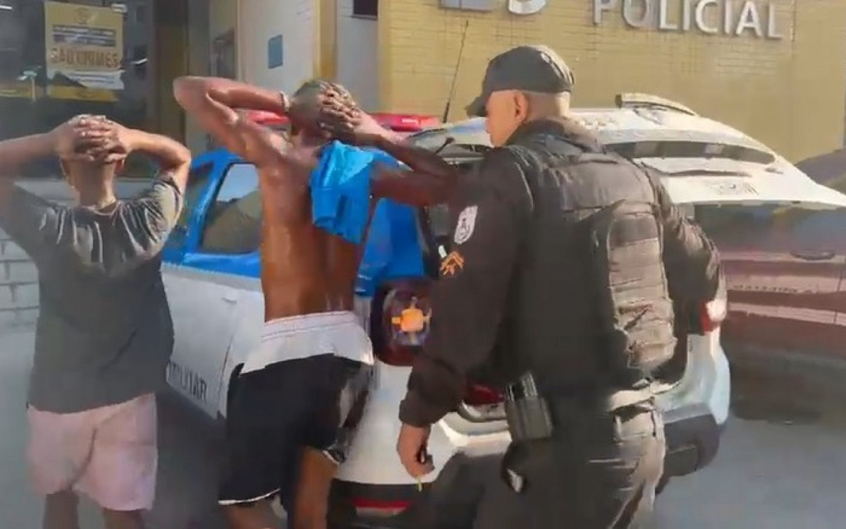 Os presos foram conduzidos até a 29ª DP (Madureira)