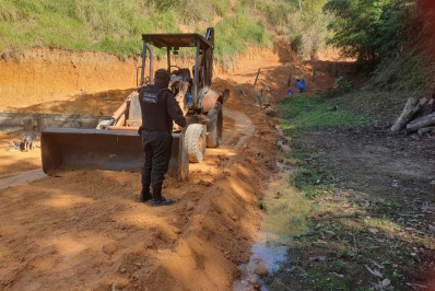 Guarda Ambiental de Barra Mansa fiscaliza irregularidades em aterro no bairro Vila Ursulino