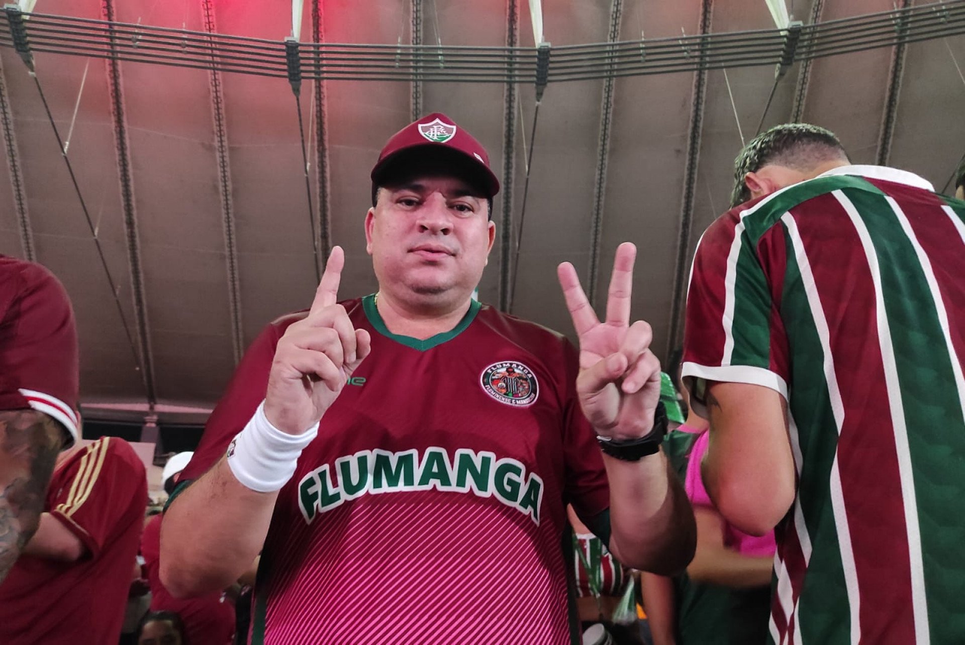 André Araújo, torcedor do Fluminense - Leonardo Bessa/O Dia