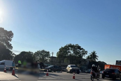 Idosa morre após ser atropelada na Baixada Fluminense
