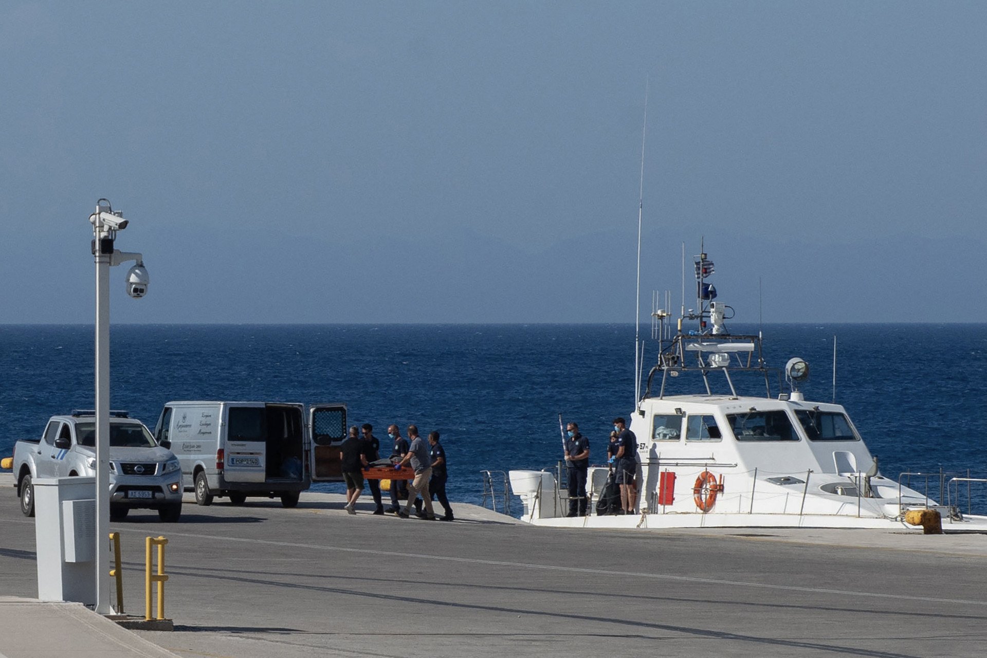 Corpo foi encontrado em mar da Grécia - AFP