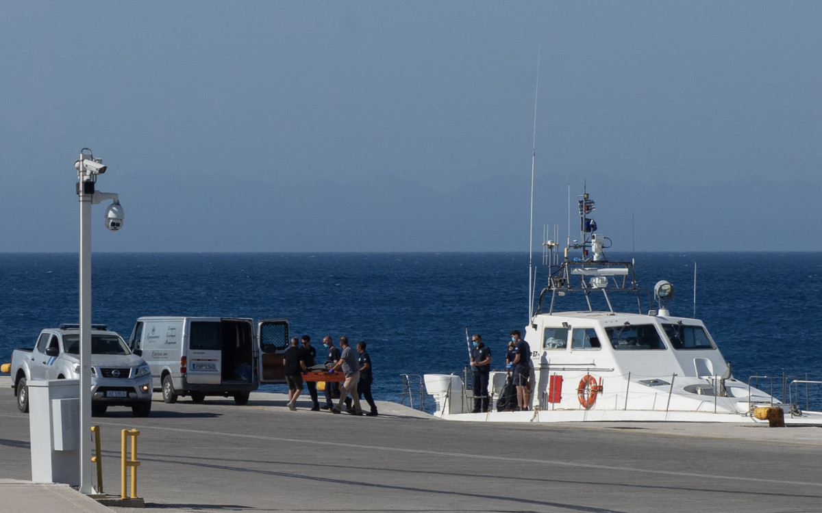 Corpo foi encontrado em mar da Grécia