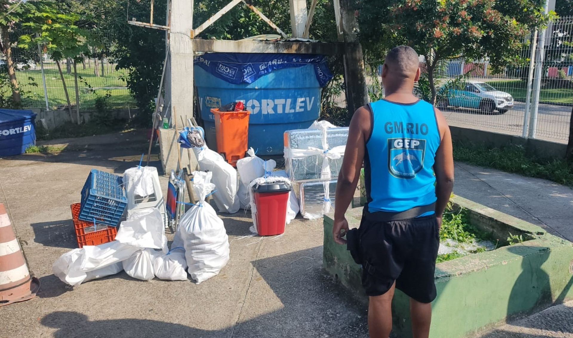 Agentes da Guarda Municipal agiram após denúncia de moradores - Divulgação / Guarda Municipal