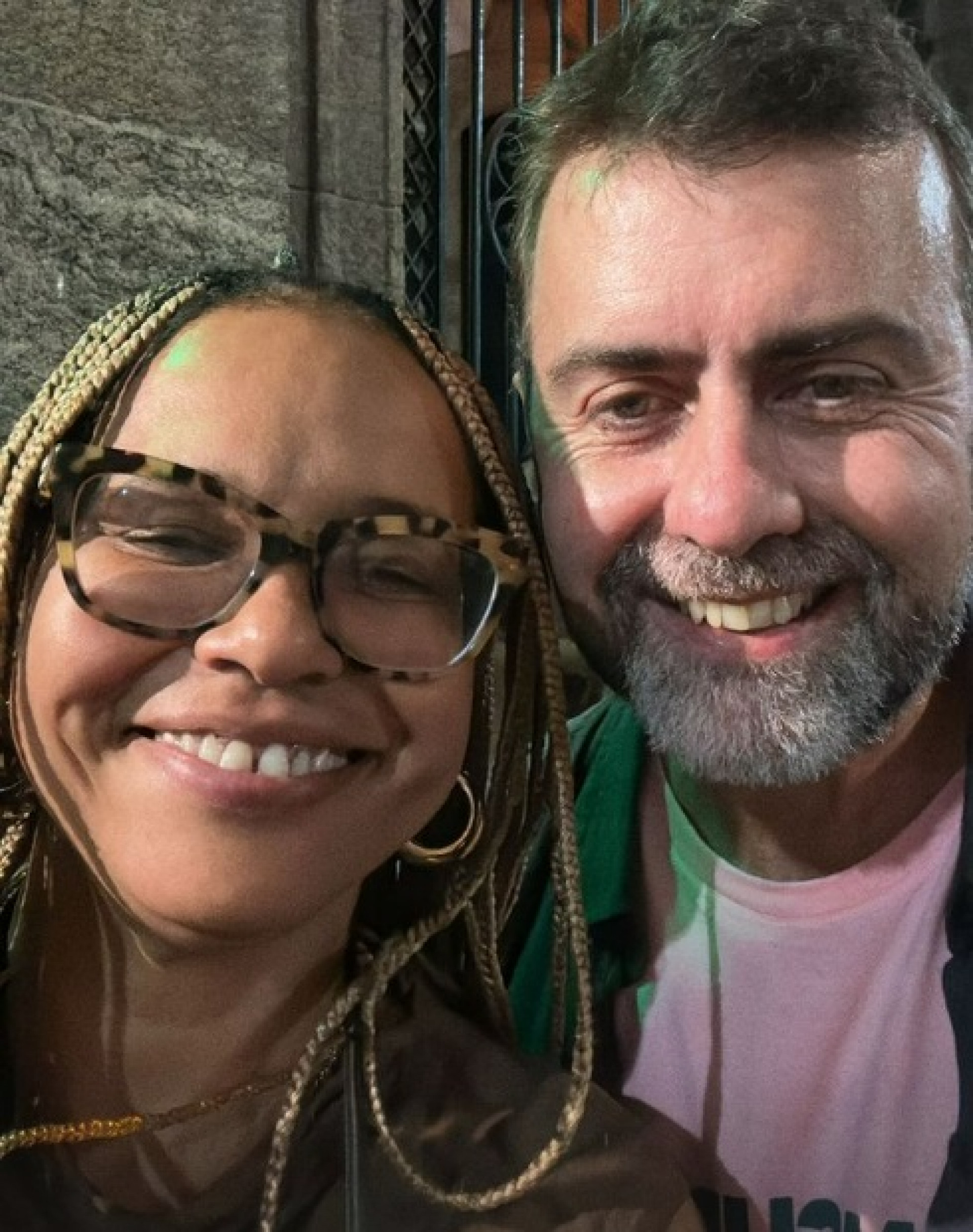 Teresa Cristina e Marcelo Freixo - Reprodução do Instagram