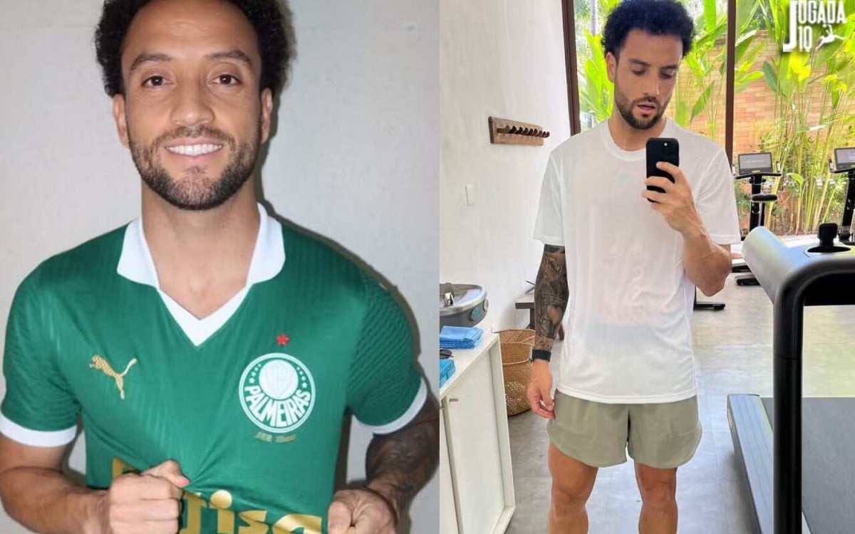 Felipe Anderson publica vídeo treinando antes de se apresentar ao Palmeiras
