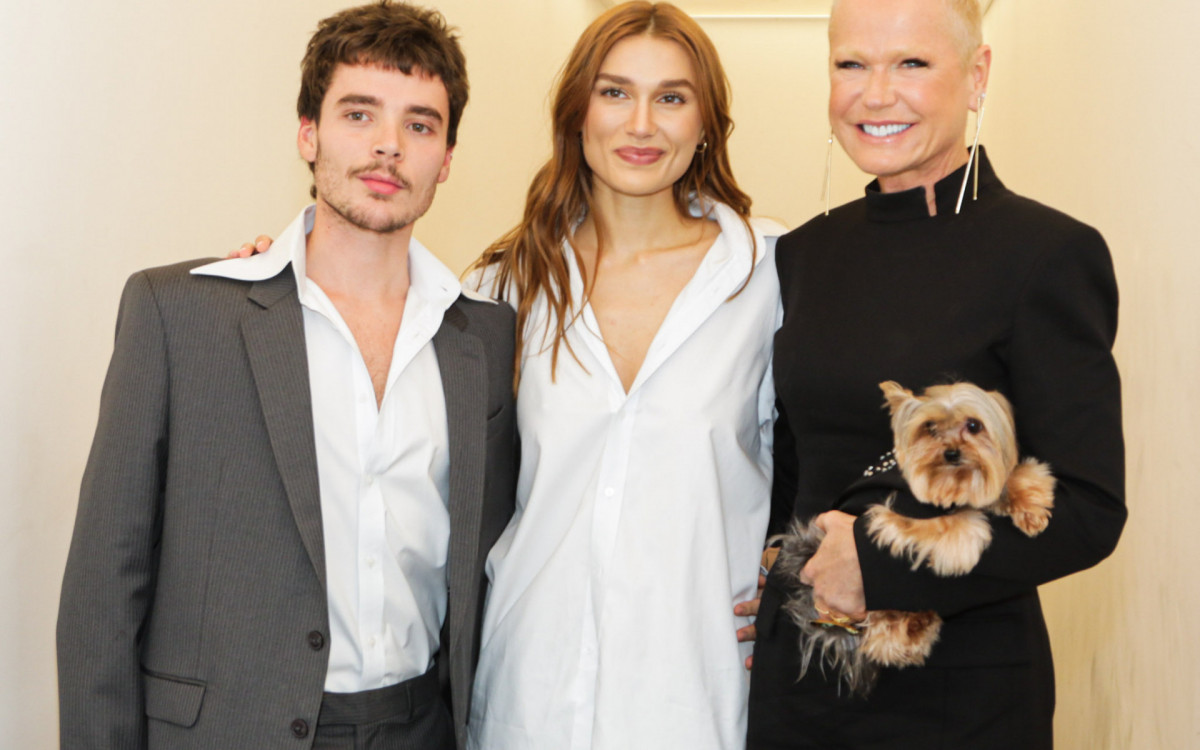 Sasha Meneghel, o marido Lucas e Xuxa  - Van Campos/Agnews