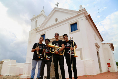 Quinteto de Metais do Aprendiz Musical se apresenta na Ilha da Boa Viagem