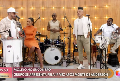 Molejo volta aos palcos após morte de Anderson Leonardo: 'Continuar o legado'