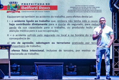 Saúde de Belford Roxo promove capacitação sobre notificação relacionada ao trabalho do SAMU