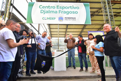 Após passar por reforma, Centro Esportivo Djalma Fragoso é inaugurado
