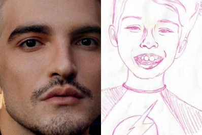 Cantor Jão retribui carinho de fã: 'Te desenhei também'