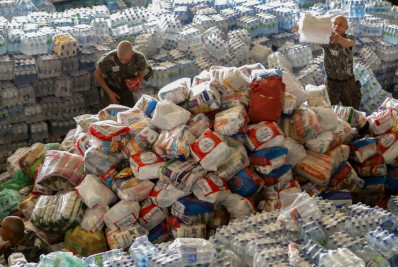 Exército leva 75 toneladas de doações para o RS nesta terça-feira